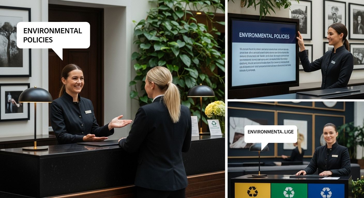 hotel front desk sustainability