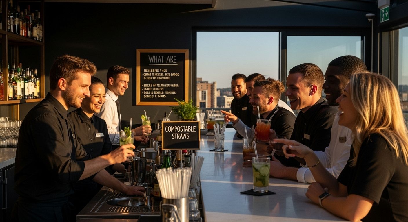 compostable straws hospitality