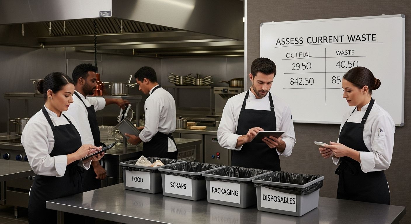 hospitality waste audit step