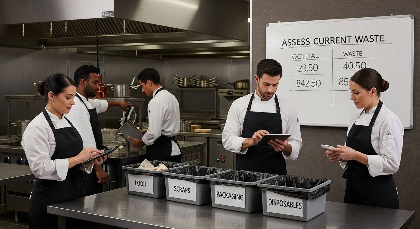hospitality waste audit step