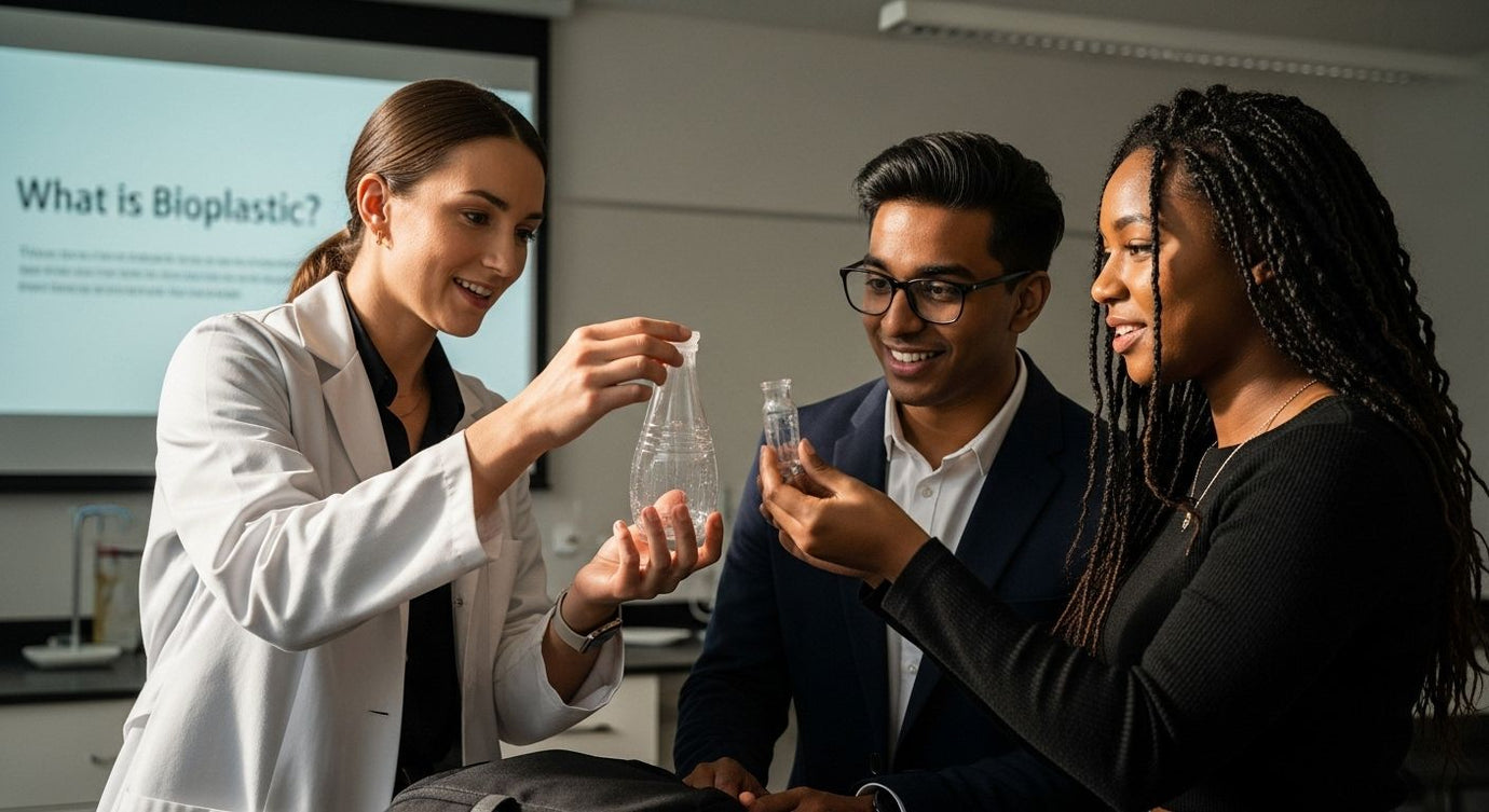 bioplastic laboratory real people