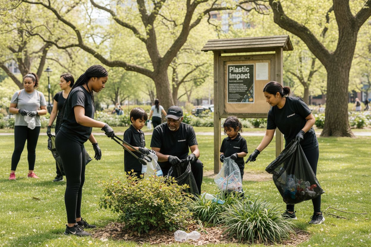 single use plastic cleanup