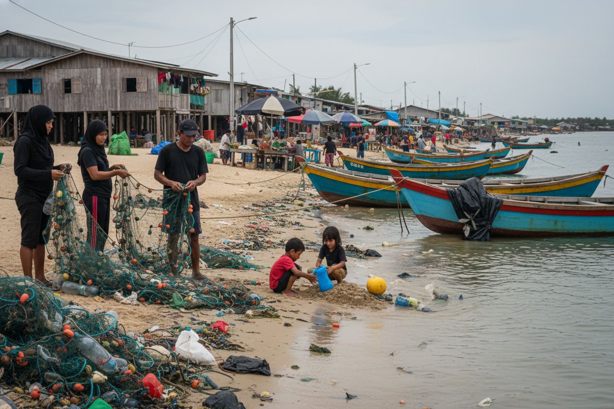 coastal community plastic pollution