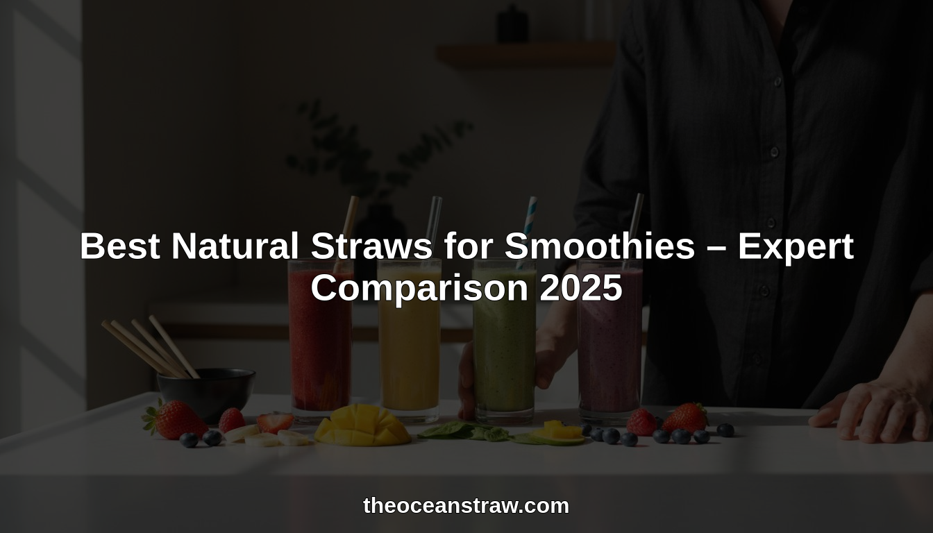 natural straws for smoothies hero header image