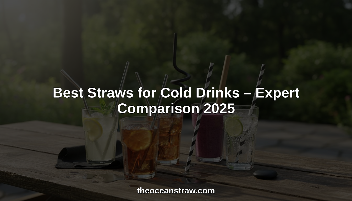 straws for cold drinks hero header image