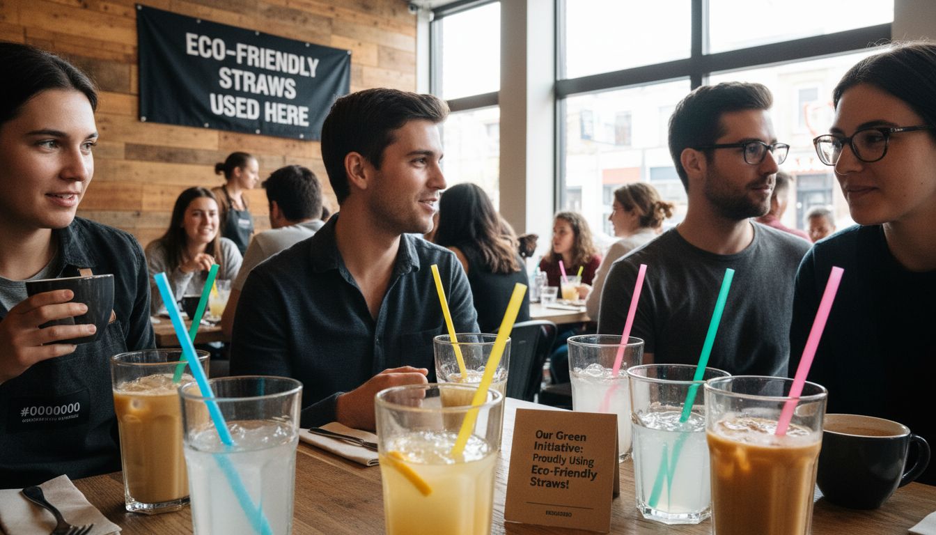 biodegradable straw usage