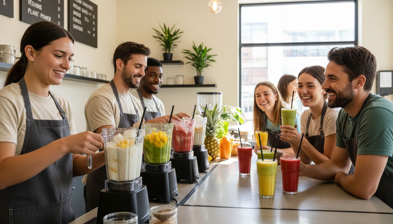 tropical vegan smoothies