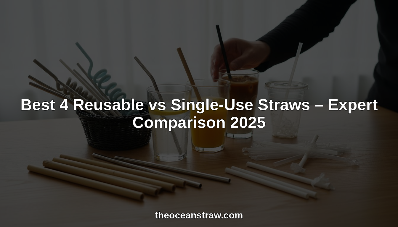 reusable vs single-use straws hero header image