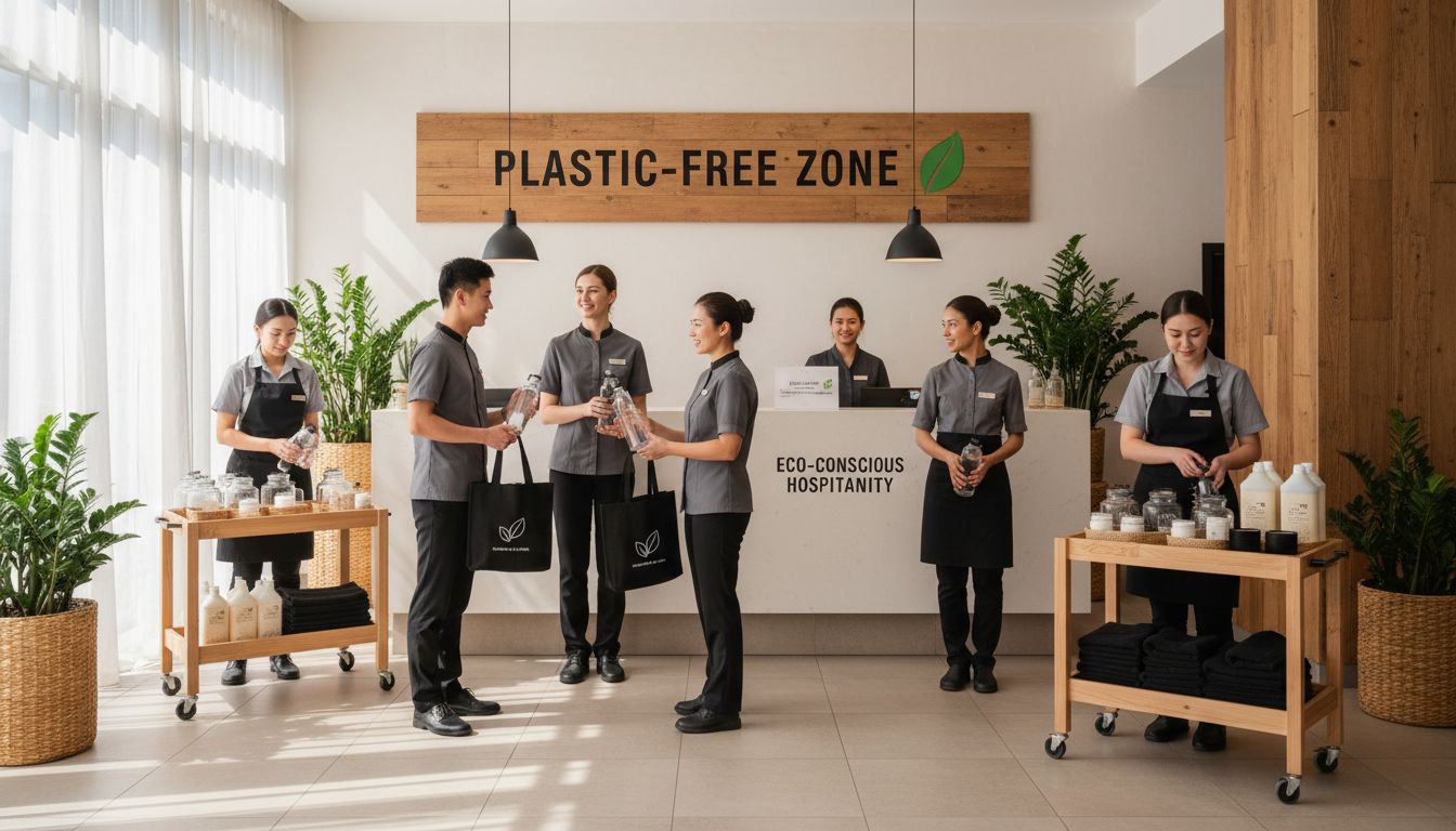 sustainable hospitality lobby