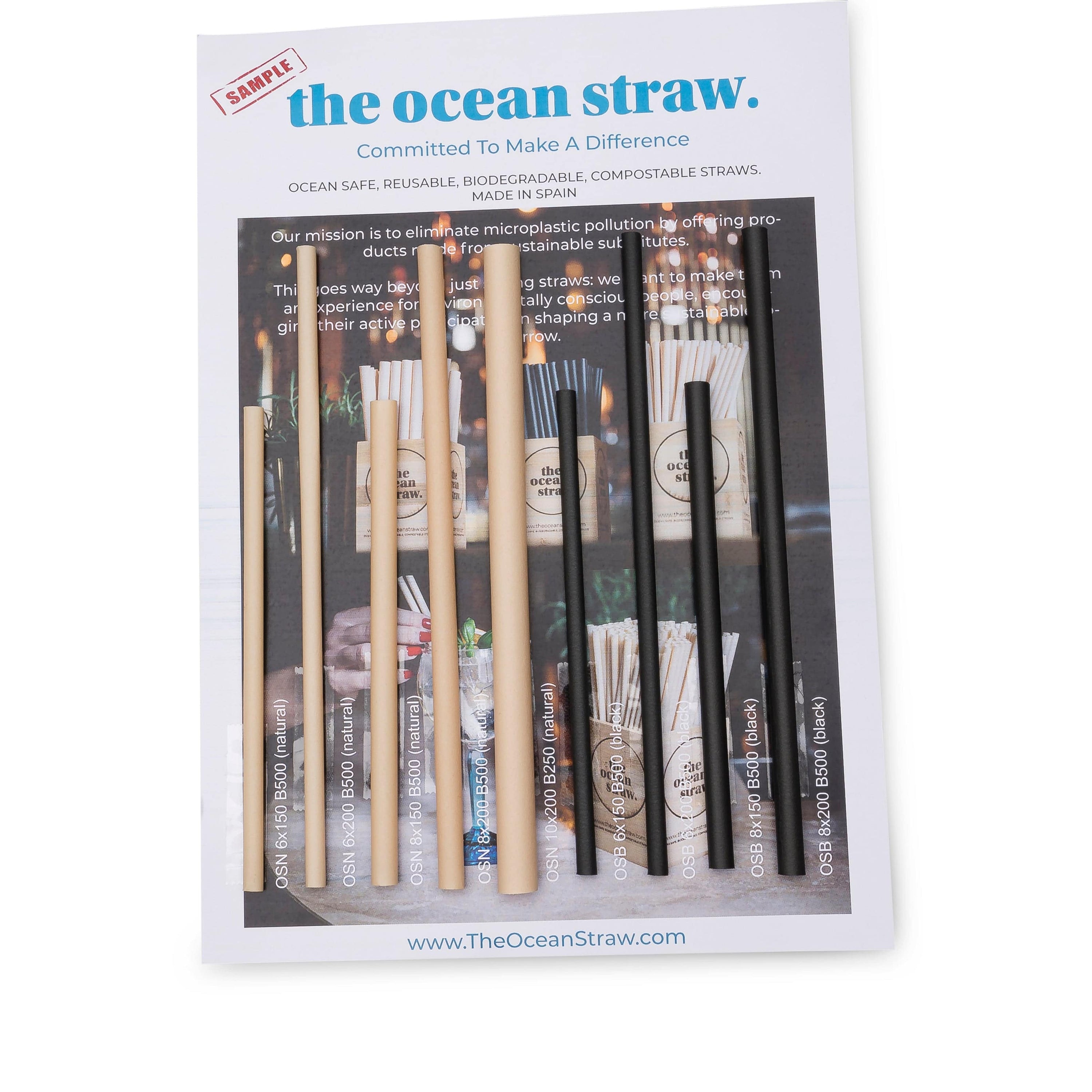The Ocean Straw Test sample Sample request